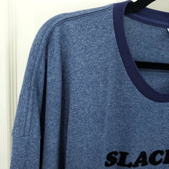 Men's VTG 90s/2000s No Boundaries Slacker Short Sleeve Tee XXXL Heather Blue - Picture 7 of 13